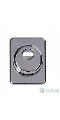 Cipierre, armor plate (protector), 310C, rectangular, polished chrome