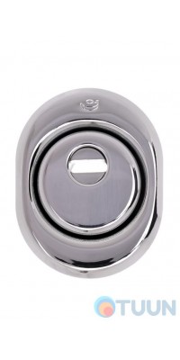 Cipierre, armor plate (protector), “Surprise” 326SV oval, polished chrome
