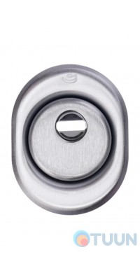 Cipierre, armor plate (protector), “Surprise” 326SV oval, matte chrome