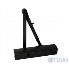GEZE door closer, TS 4000 with knee rod, black