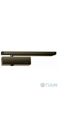 GEZE closer, TS 3000 VBC, hold-open with slide rod, brown