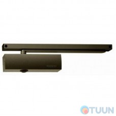 GEZE closer, TS 3000 VBC, hold-open with slide rod, brown