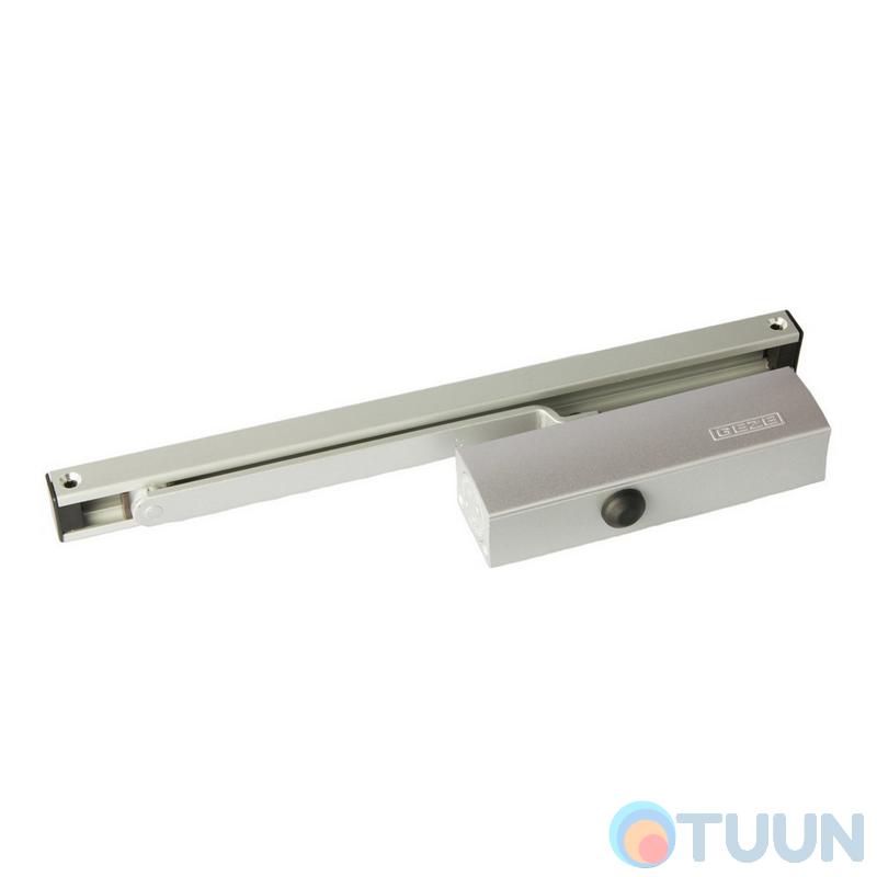 GEZE closer, TS 1500, with slide rod, silver