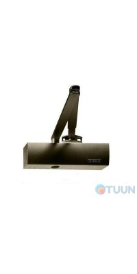 Дотягувач GEZE TS 2000 V BC hold open з колінною тягою коричневий