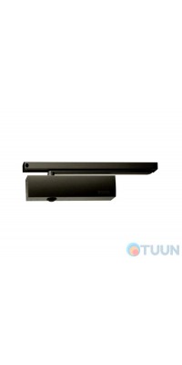 GEZE closer, TS 5000, hold open with slide rod, black