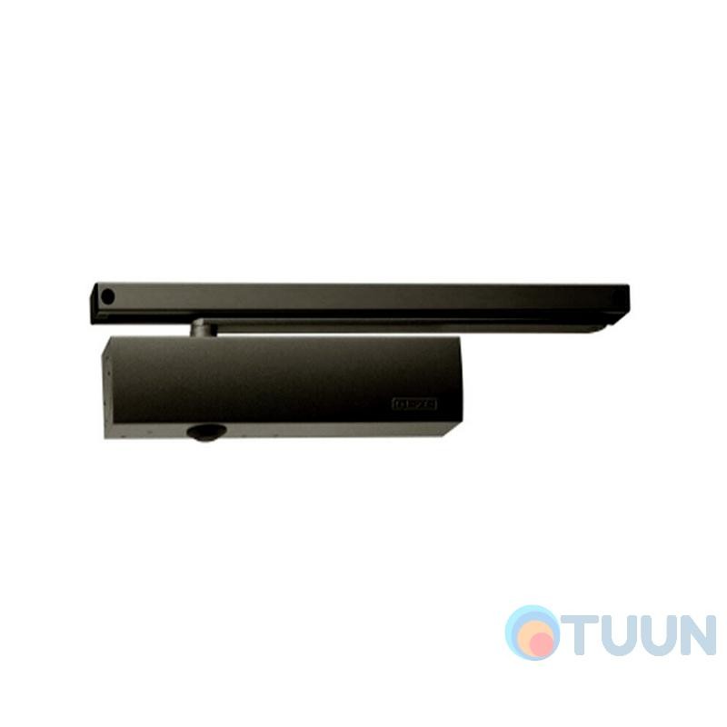 GEZE closer, TS 5000, hold open with slide rod, black