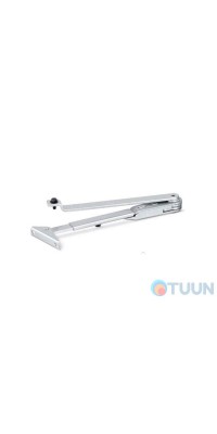 GEZE knee pull, hold-open, for TS 1500, silver