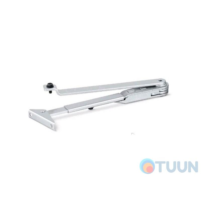 GEZE knee pull, hold-open, for TS 1500, silver