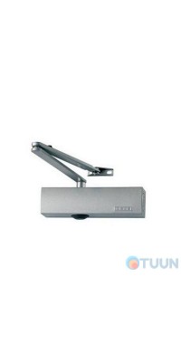 GEZE closer, TS 2000 V BC hold open with knee rod, silver