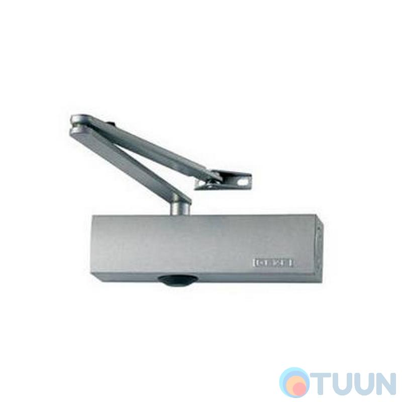 GEZE closer, TS 2000 V BC hold open with knee rod, silver
