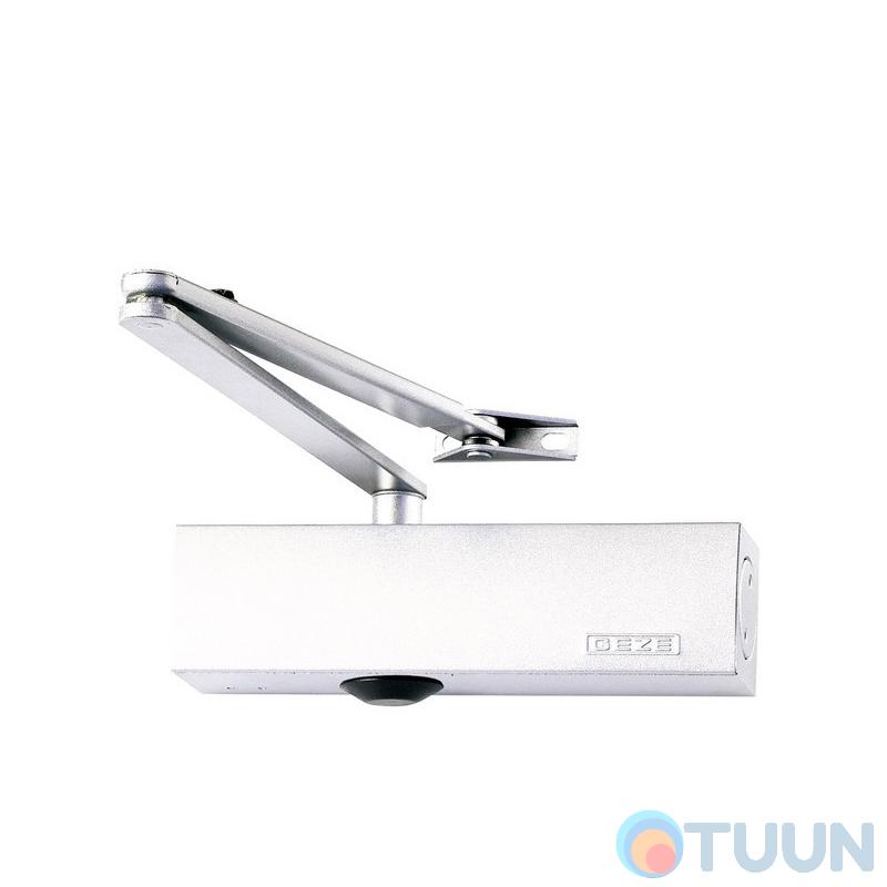 GEZE door closer, TS 2000 V BC with knee rod, white
