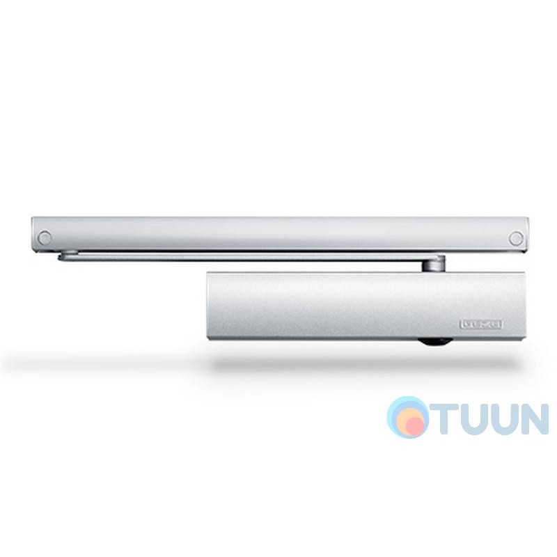 GEZE closer, TS 5000, hold open with slide rod, silver