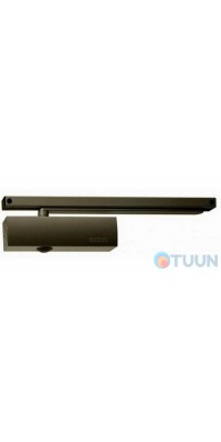 GEZE closer, TS 5000, hold open with slide rod, brown
