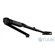 GEZE knee pull, hold-open for TS 4000, black