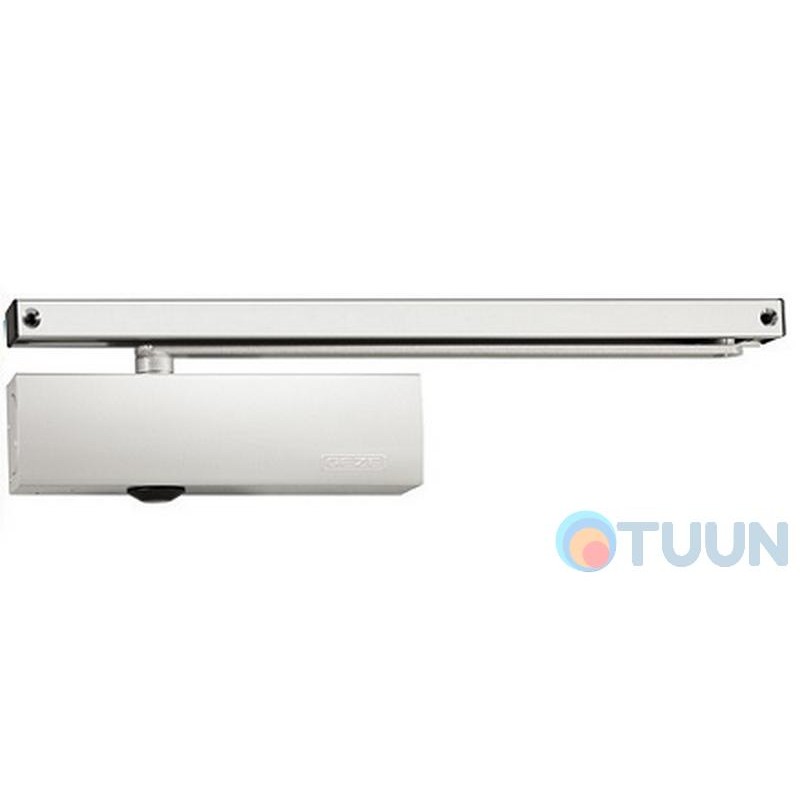 GEZE closer, TS 5000, hold open with slide rod, white