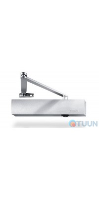 GEZE closer, TS 4000 hold open with knee rod, silver