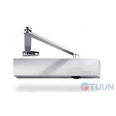 GEZE closer, TS 4000 hold open with knee rod, silver