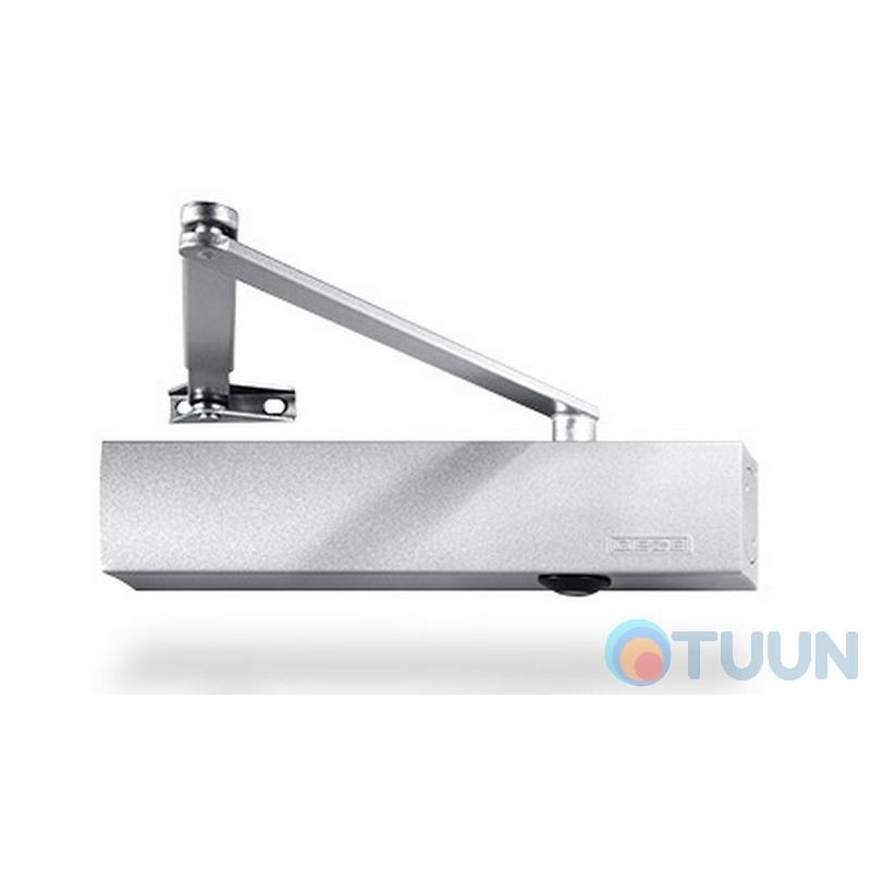 GEZE closer, TS 4000 hold open with knee rod, silver