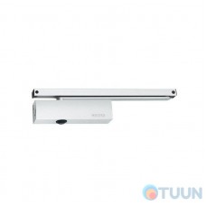 GEZE closer, TS 3000 VBC, hold-open with slide rod, white