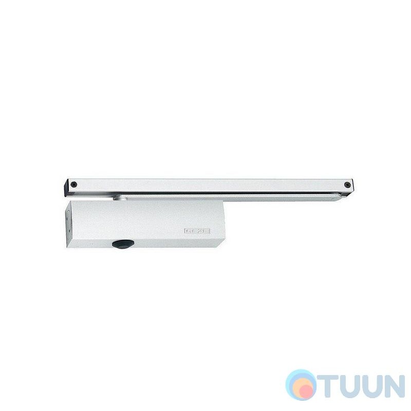 GEZE closer, TS 3000 VBC, hold-open with slide rod, white