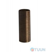 Linea Cali decorative curtain cap, matte bronze