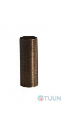 Linea Cali decorative curtain cap, matte bronze