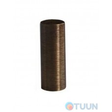 Linea Cali decorative curtain cap, matte bronze