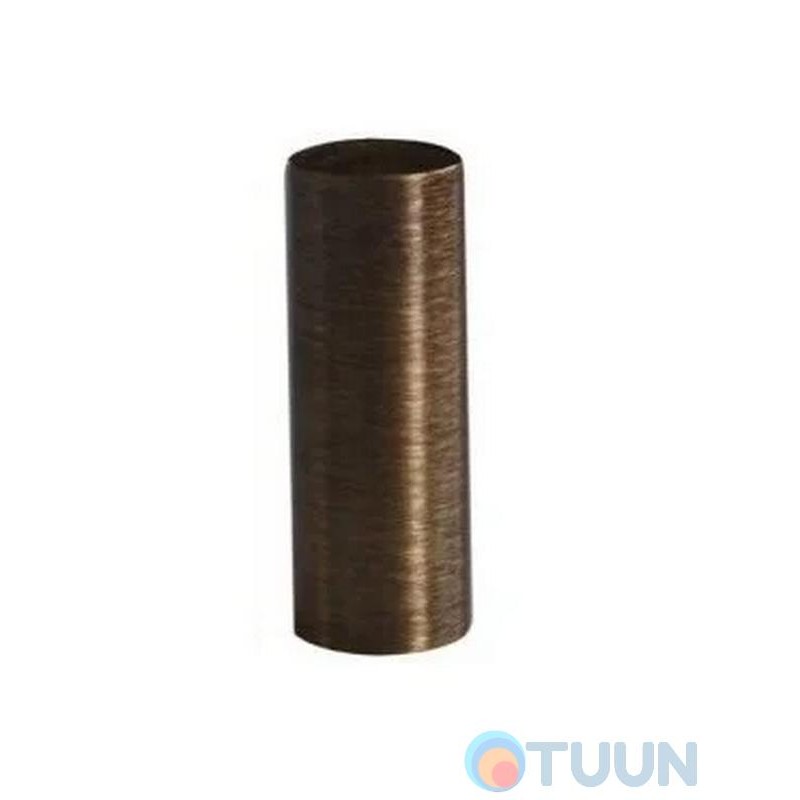 Linea Cali decorative curtain cap, matte bronze
