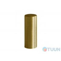 Linea Cali decorative curtain cap, matte brass
