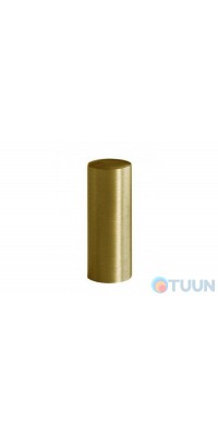 Linea Cali decorative curtain cap, matte brass