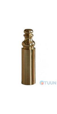 Linea Cali decorative curtain cap brass