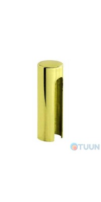 Linea Cali decorative curtain cap, brass