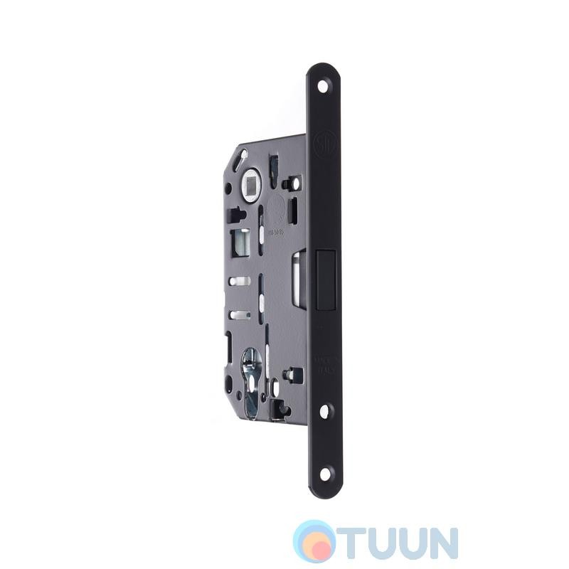 Mortise lock, magnetic STV, Attrazione, PZ, black