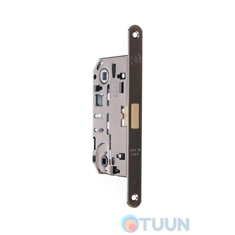 Mortise lock, magnetic STV, Attrazione, WC, old bronze