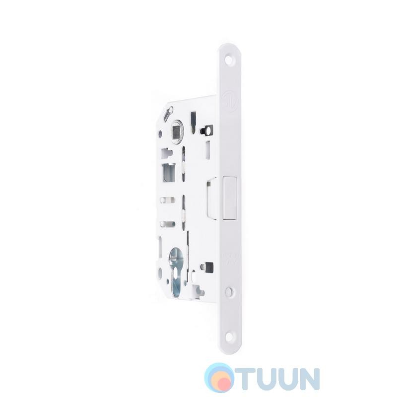 Mortise lock, magnetic STV, Attrazione, PZ, white