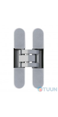 Concealed door hinge, OTLAV 23×120 plastic body, matte black