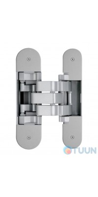 Concealed door hinge, OTLAV 32×130, with offset, matt chrome
