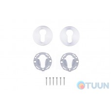 Linea Cali 25 PZ cylinder cover, matt chrome