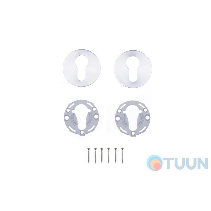 Linea Cali 25 PZ cylinder cover, matt chrome