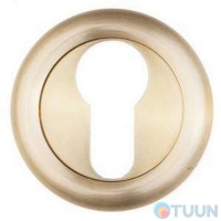 Linea Cali 103 PZ cylinder cover, matte brass