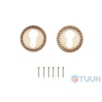 Linea Cali 009 PZ cylinder cover French gold