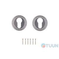 Linea Cali 009 PZ накладка под цилиндр античное серебро