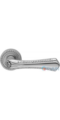 Linea Cali Sissi handle on 09 round rosette, antique silver