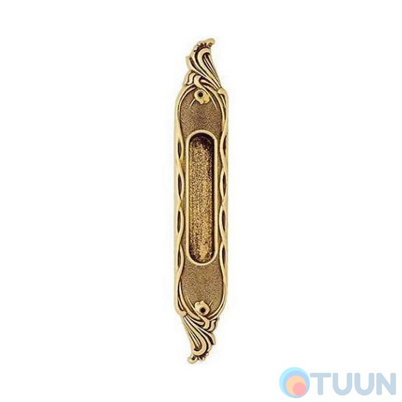 Sliding door handle, Linea Cali, Liberty, patina