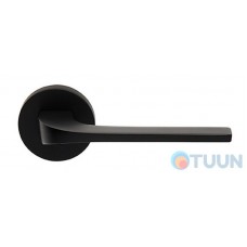 Ilavio handle, 2081, on a round rosette, matte black