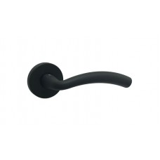 Ilavio handle, 306, on a round rosette, matte black