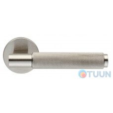 Ilavio handle, 2411, on a round rosette, nickel