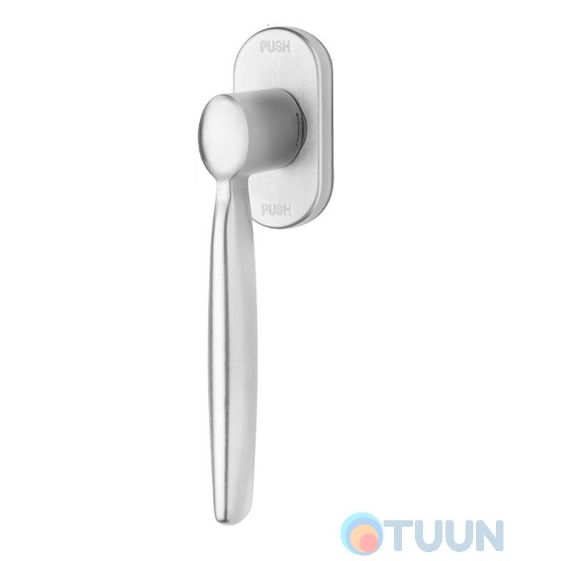 Linea Cali window handle, Spring, 025, matt chrome