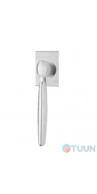 Linea Cali window handle, Spring, 024, matt chrome