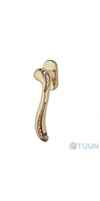 Linea Cali window handle, Lady, French gold